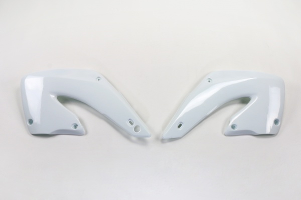 Radiator Covers white for Honda CR 125 R 2T (2000-01) - CR 250 R 2T (2000-01) - CRE 250 R 2T (2000-01) - CRE 250 F (2000-01)